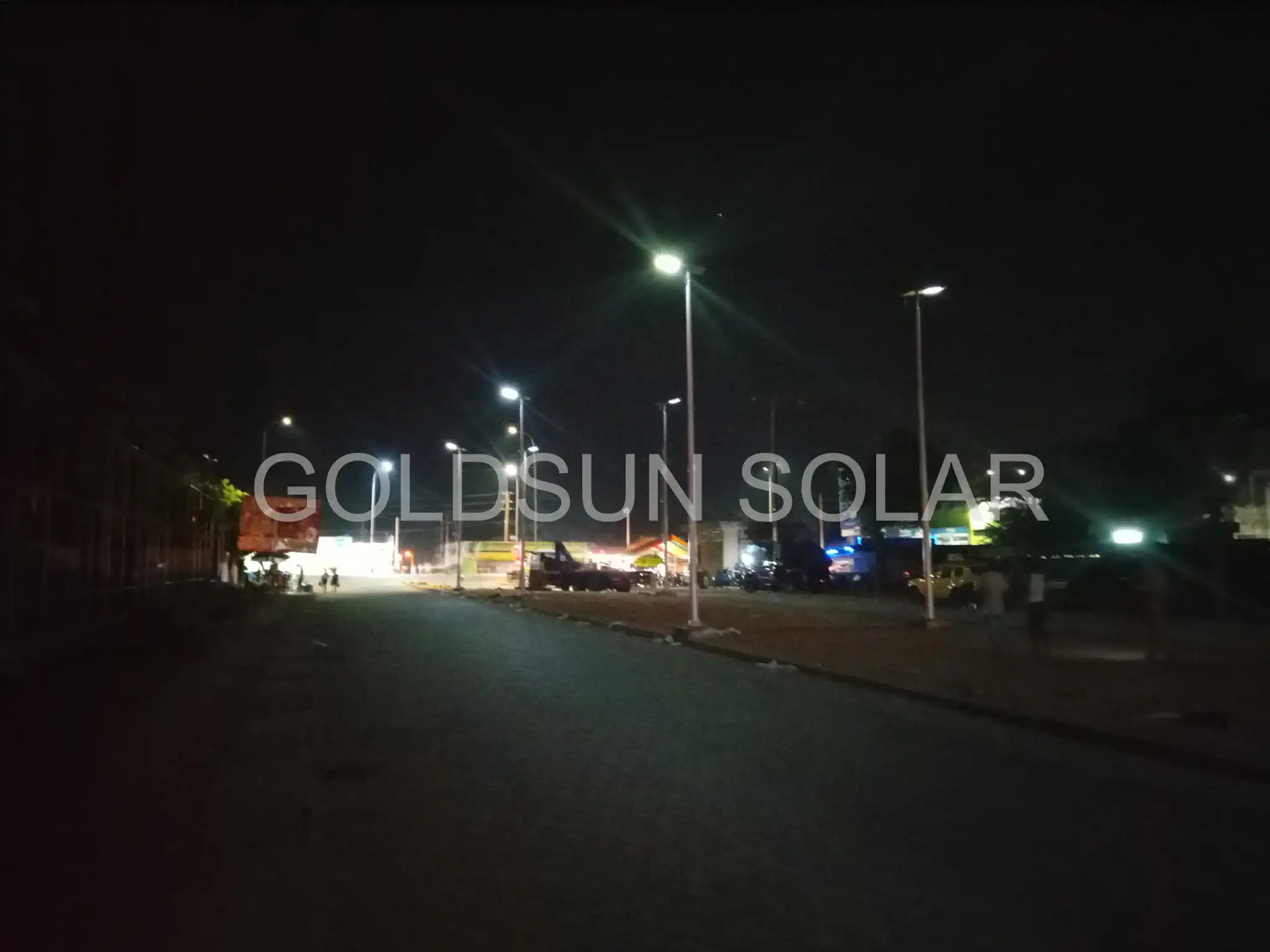 150w solar street light