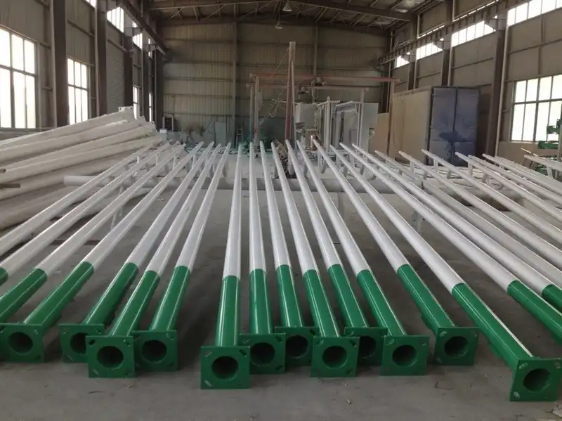 galvanized street light poles
