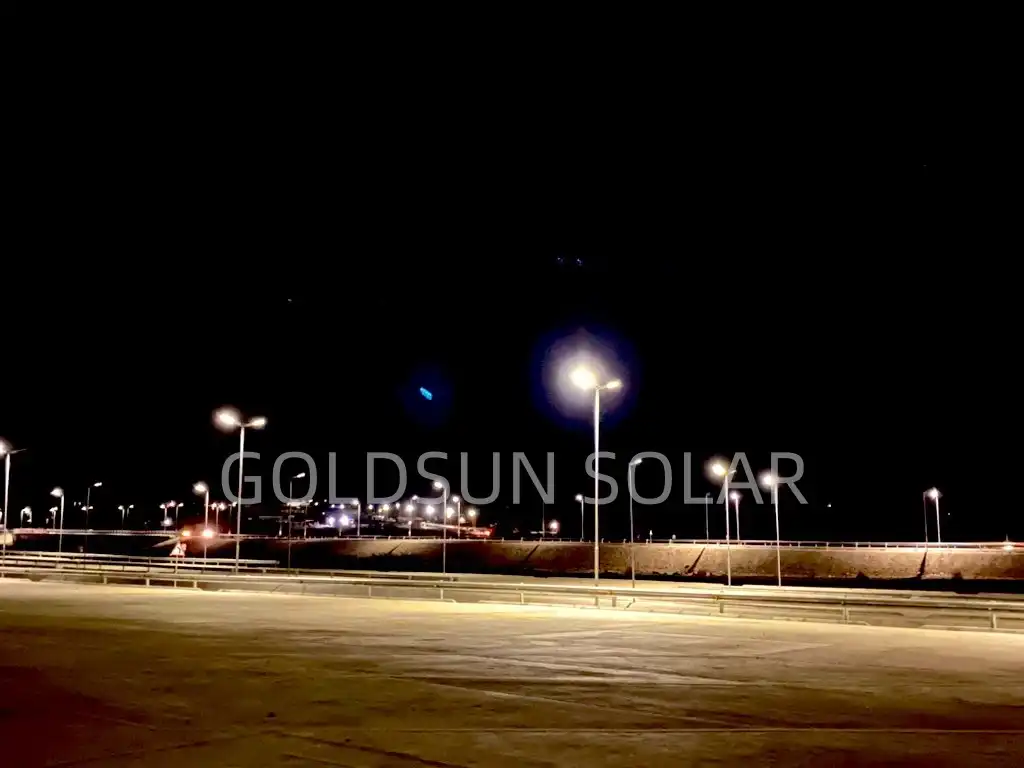 Outdoor street light solar