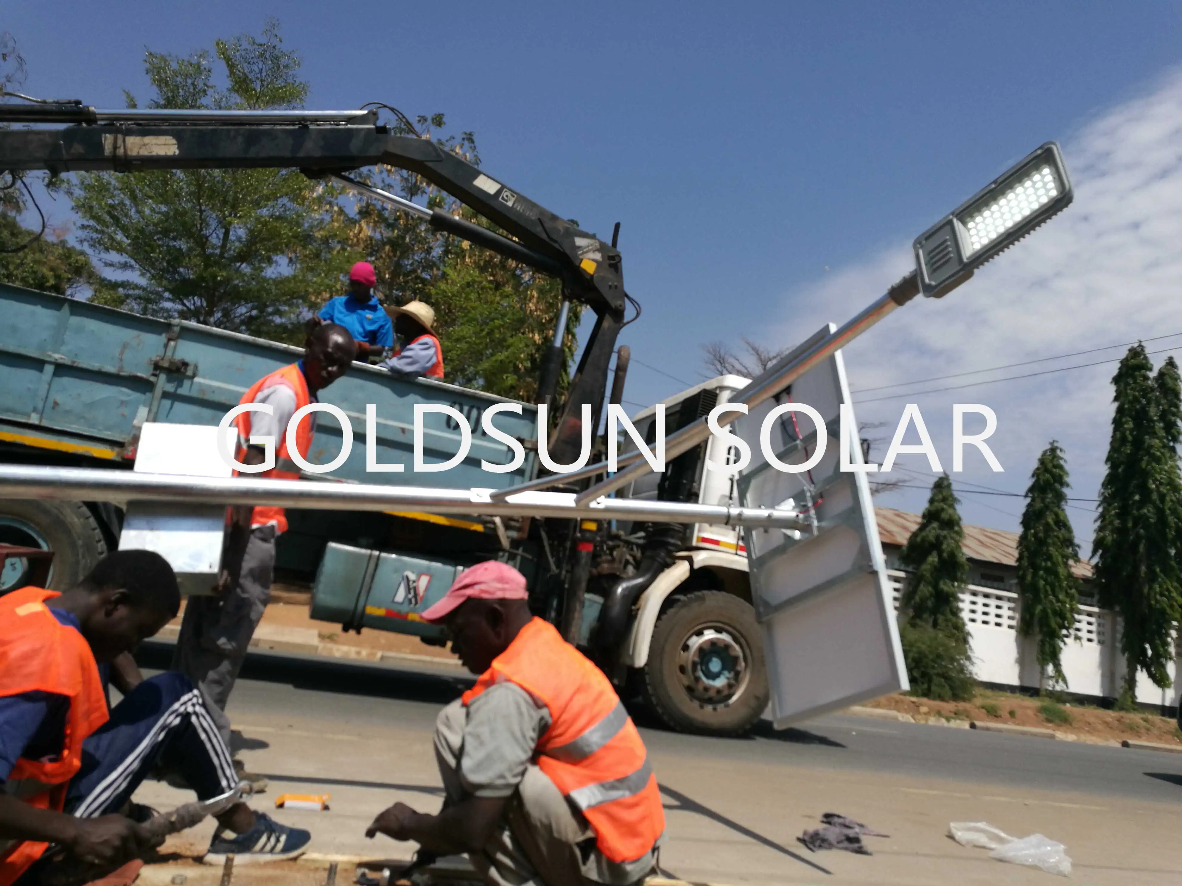 Solar LED street lighting